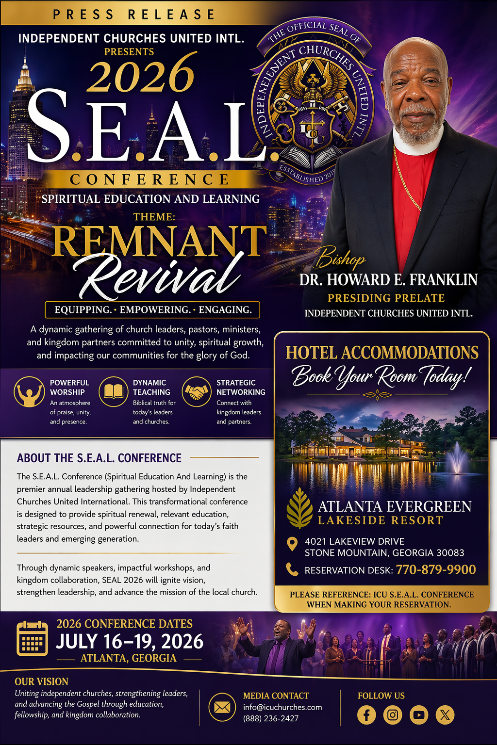 2026 S.E.A.L. Conference — Remnant Revival, July 16–19, 2026, Atlanta, Georgia